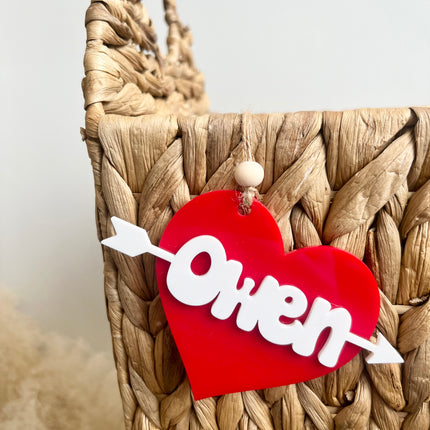 VALENTINE’S BASKET TAGS - PERSONALIZED