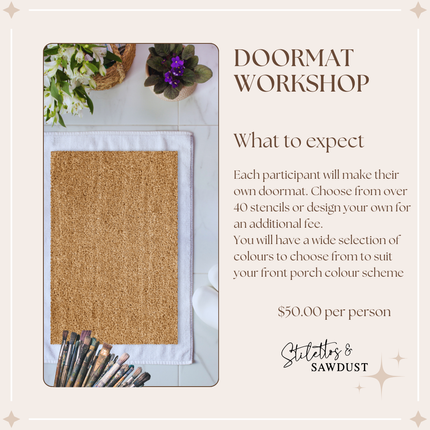 DOORMATS WORKSHOP  *INGERSOLL*