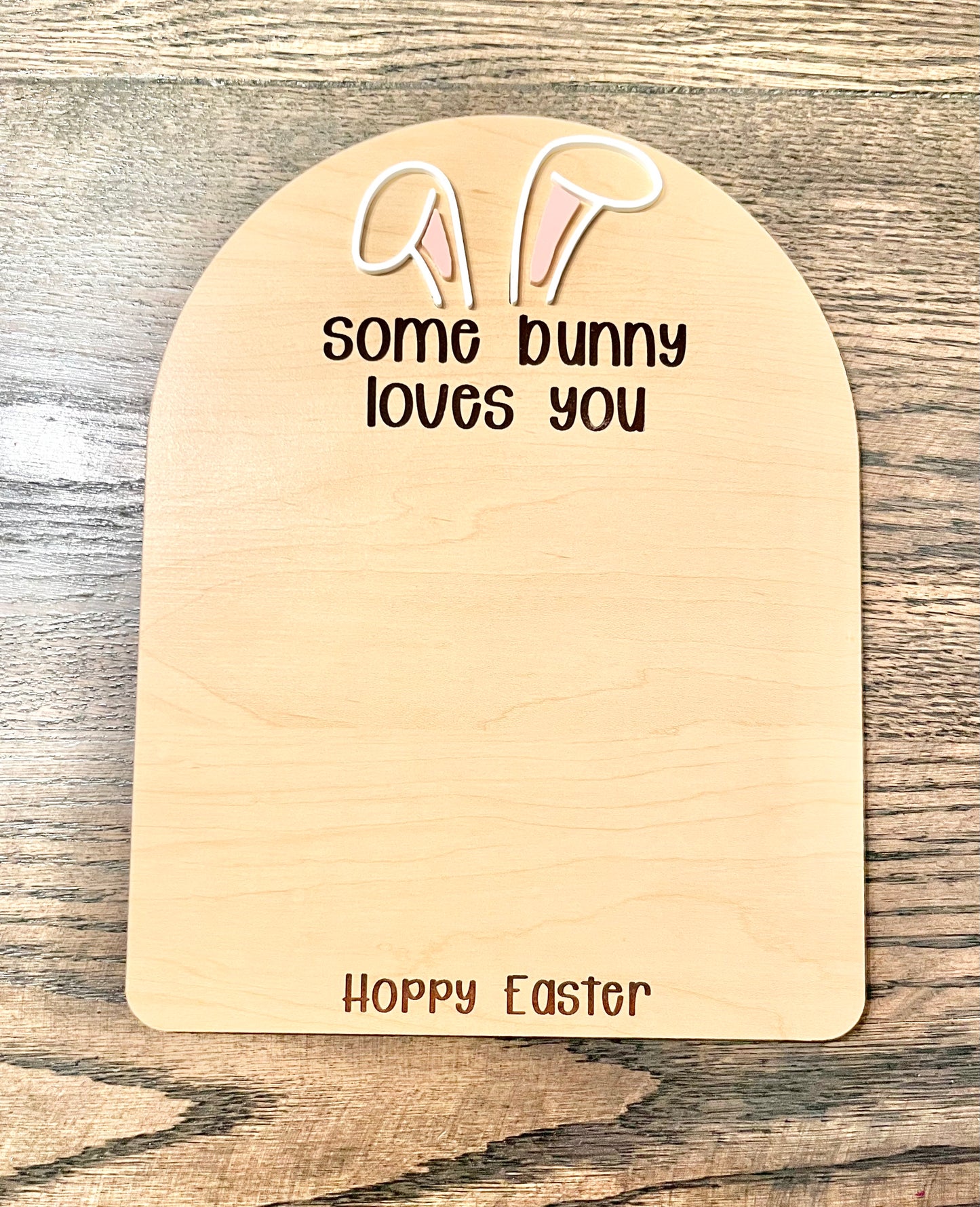 SOME BUNNY LOVES YOU - EASTER FOOTPRINT DIY