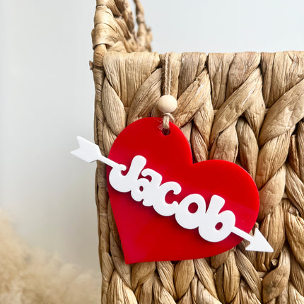 VALENTINE’S BASKET TAGS - PERSONALIZED
