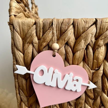 VALENTINE’S BASKET TAGS - PERSONALIZED
