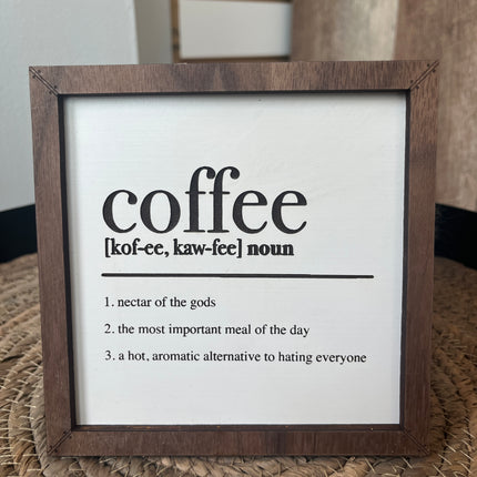 COFFEE DEFINITION LEANER