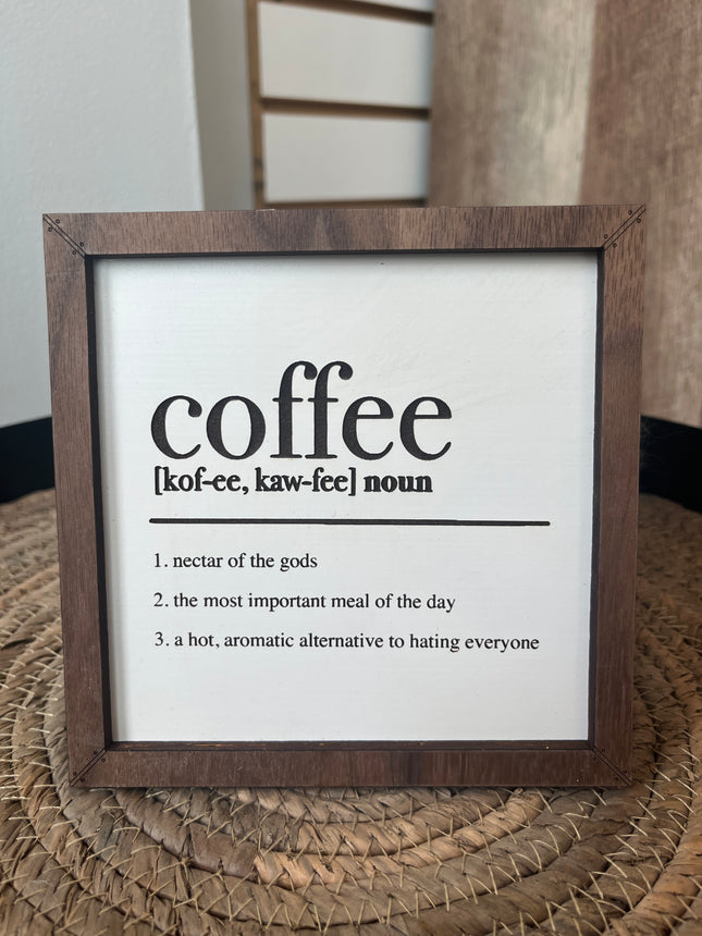 COFFEE DEFINITION LEANER