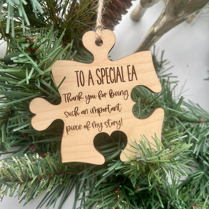 PUZZLE PIECE ORNAMENT