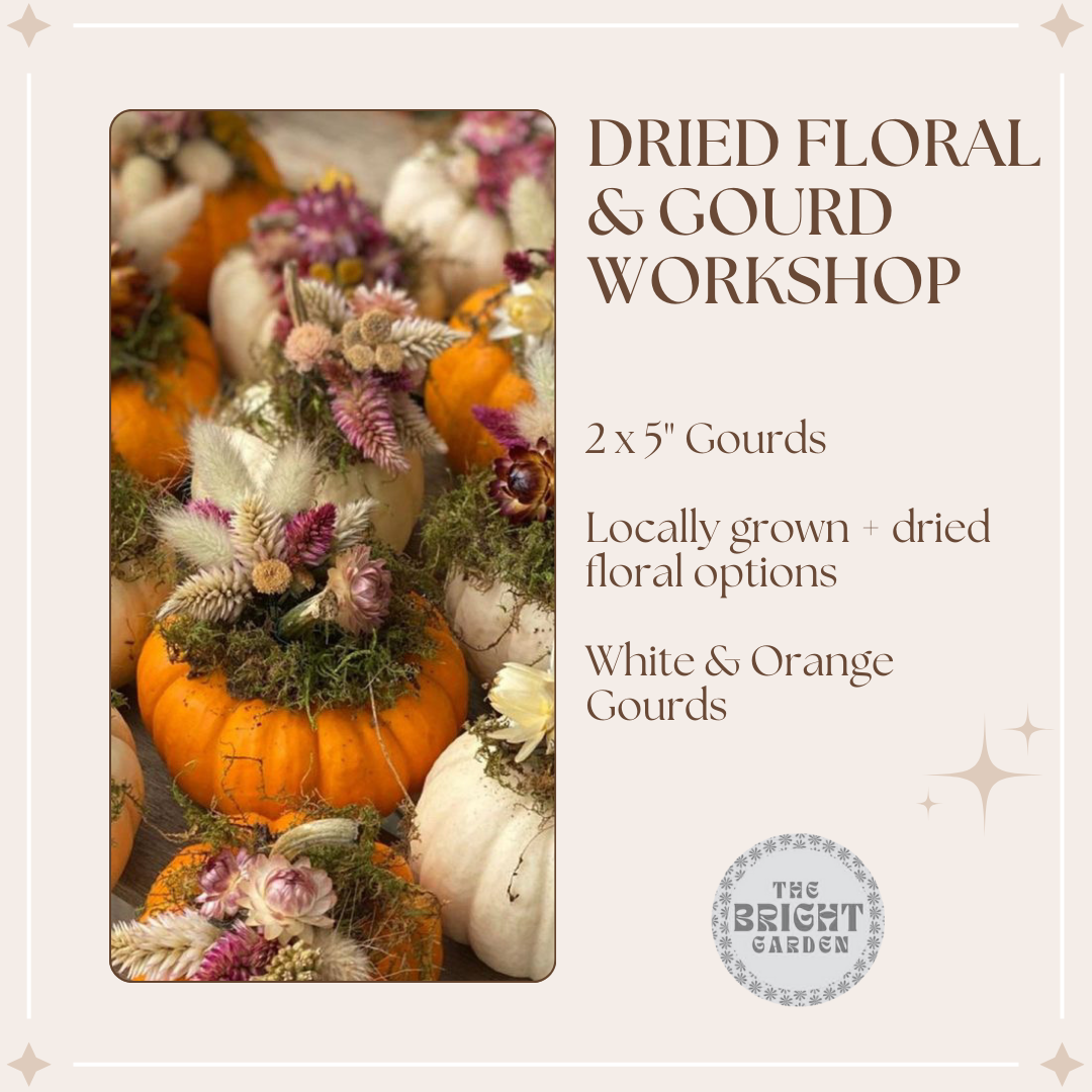 DRIED FLORAL & GOURD WORKSHOP