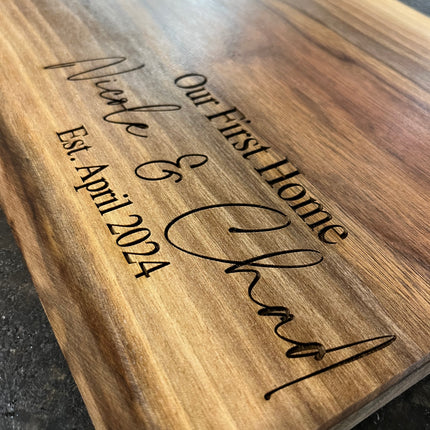 CHARCUTERIE BOARD (ENGRAVED) 12" - 18"