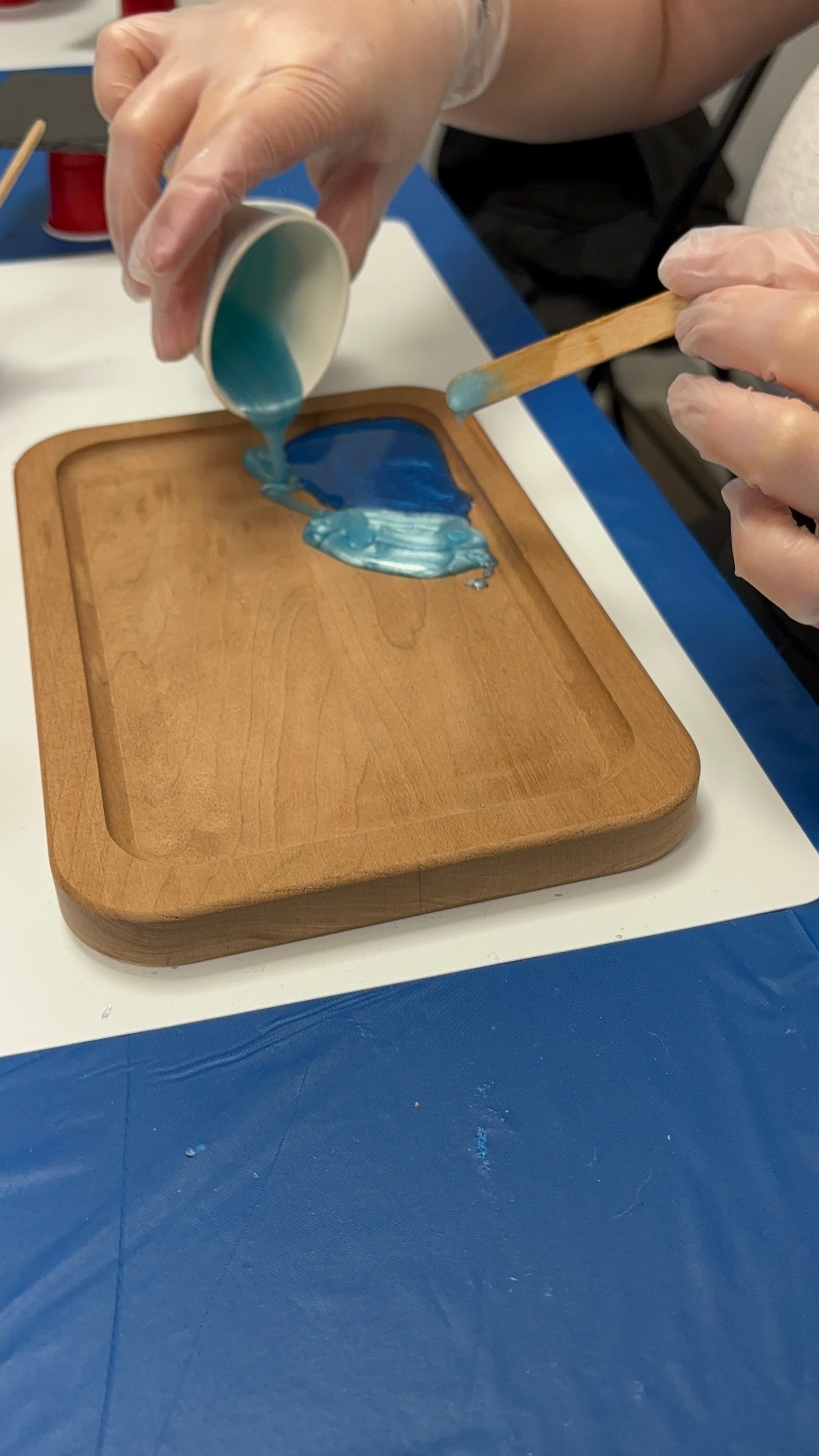 SLATE + RESIN COASTER & TRAY WORKSHOP