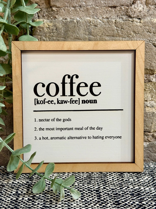COFFEE DEFINITION LEANER