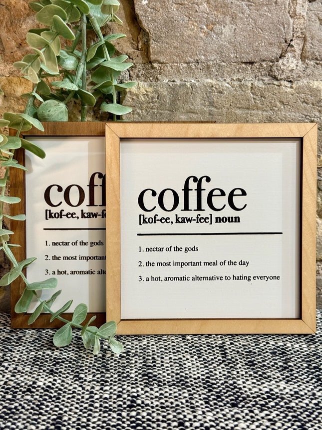 COFFEE DEFINITION LEANER