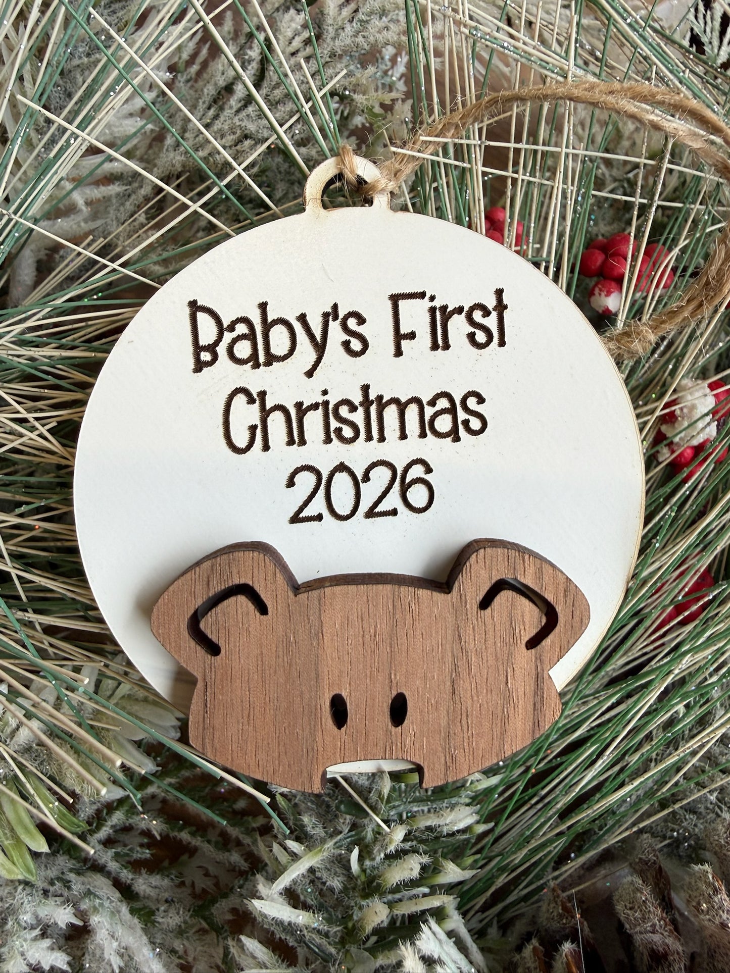 BABYS FIRST CHRISTMAS ORNAMENTS - PERSONALIZED