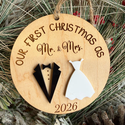 MR & MRS ORNAMENT