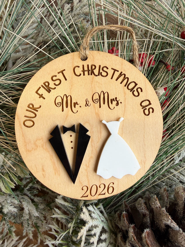 MR & MRS ORNAMENT