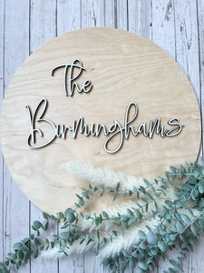 18" ROUND GUESTBOOK