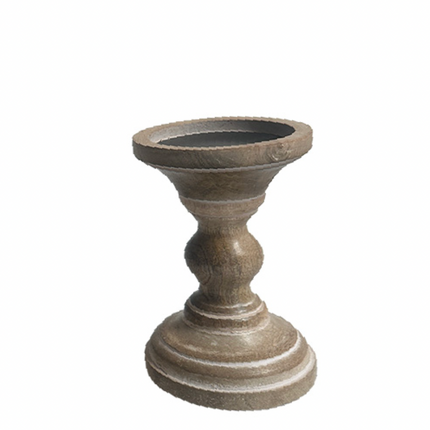 WOODEN CANDLE STICKS / K53627 *