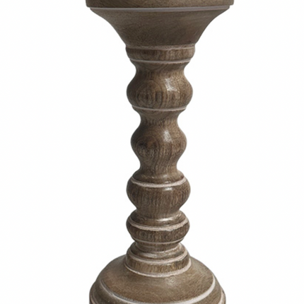 WOODEN CANDLE STICKS / K53627 *