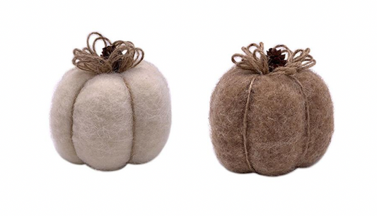 FELT PUMPKINS / K82715
