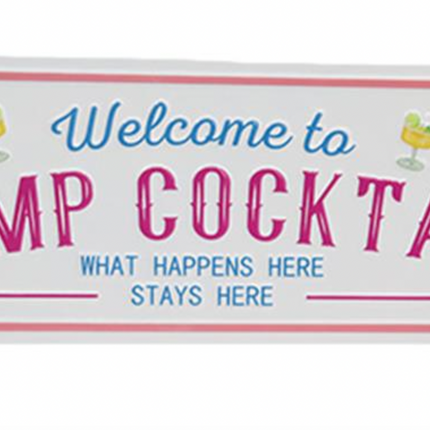 CAMP COCKTAIL SIGN / K23889 *