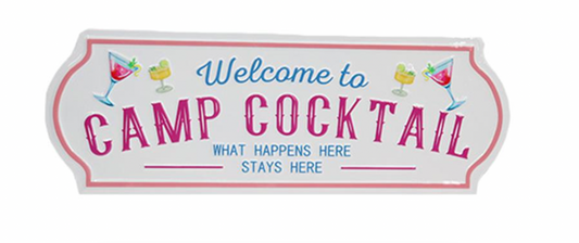 CAMP COCKTAIL SIGN / K23889