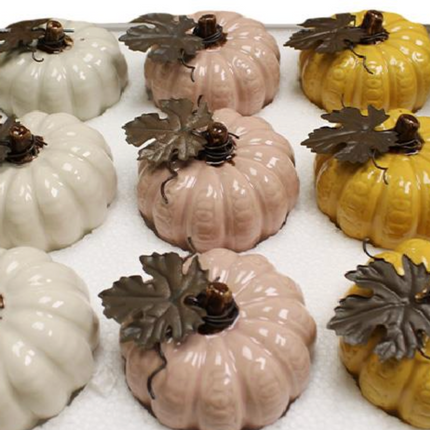CERAMIC PUMPKINS / K49299