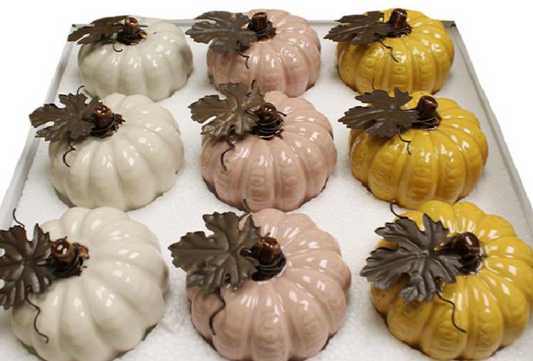 CERAMIC PUMPKINS / K49299