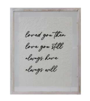 LOVED YOU GLASS FRAME/ S636 *