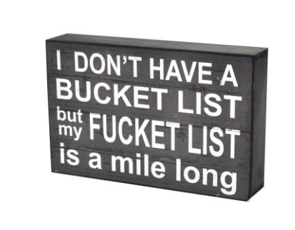 BUCKET LIST / S110 *