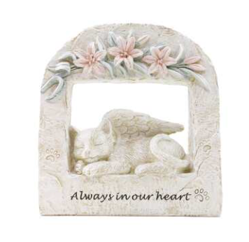DOG & CAT MEMORIAL STATUE / S410 *