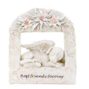 DOG & CAT MEMORIAL STATUE / S410 *