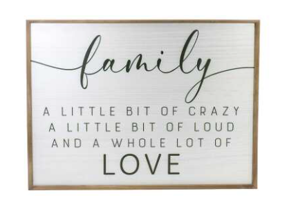 FAMILY A LITTLE BIT...SIGN / S2240 *