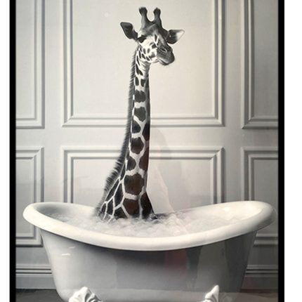 LARGE GIRAFFE IN TUB / K54813 *