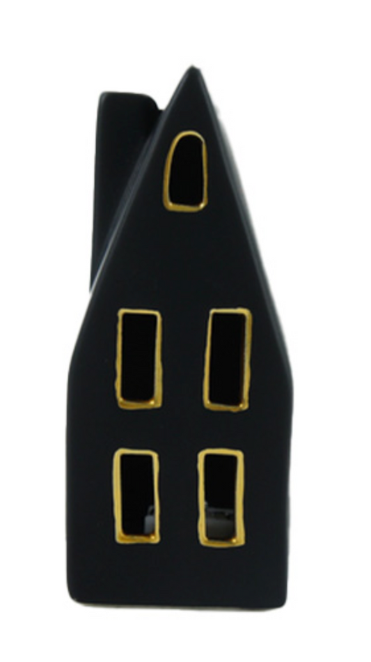 BLACK SMALL LED HOUSE / K81820 *