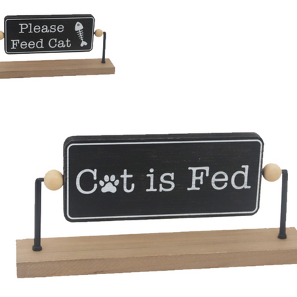 CAT IS FED / K52275 *