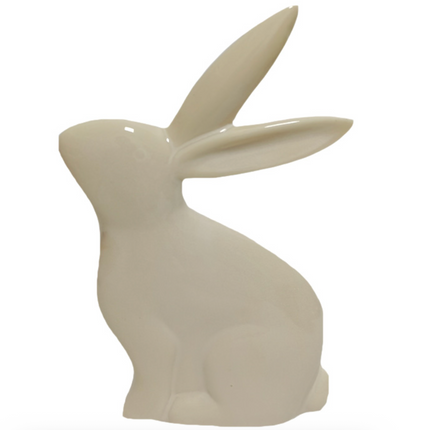 CERAMIC WHITE BUNNY / K57412