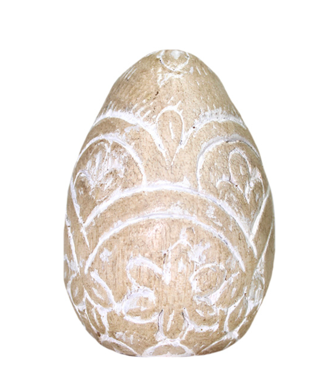 CARVED WOODEN EGGS / K58200
