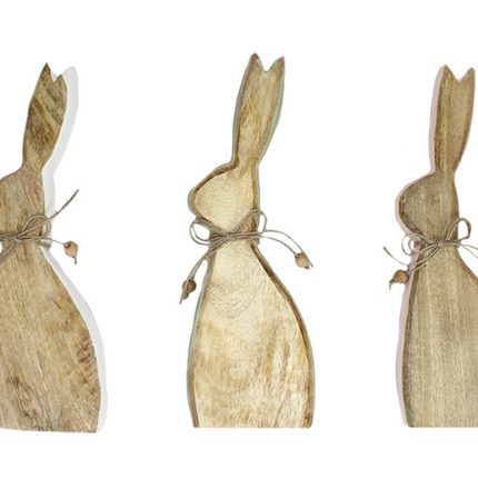WOODEN BUNNY / K158229