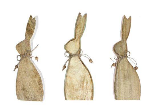 WOODEN BUNNY / K158229