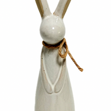 LARGE RABBIT WITH BOW / K57416