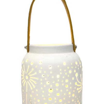 LED CERAMIC DECORATIVE LANTERN / K59523 *