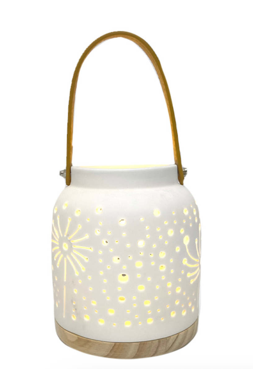 LED CERAMIC DECORATIVE LANTERN / K59523 *