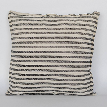 18" X 18" STRIPED PILLOW / F280