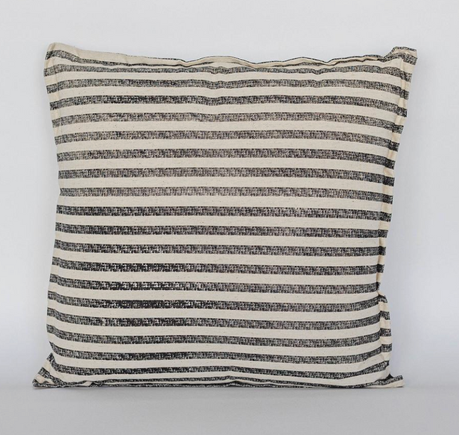 18" X 18" STRIPED PILLOW / F280