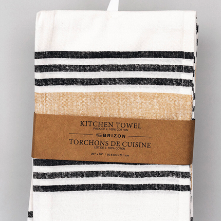 COTTON STRIPED KITCHEN TOWEL / F284