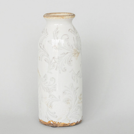 TALL FLORAL VASE / F202