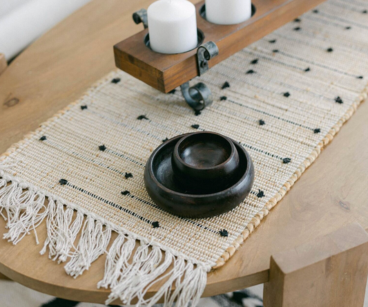 JUTE TABLE RUNNER / F249