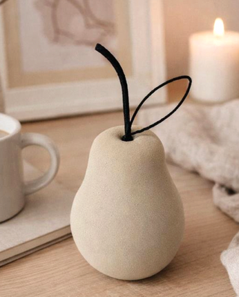 SMALL PEAR + APPLE DECOR / K52636