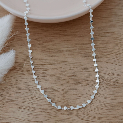 ROW OF HEARTS NECKLACE
