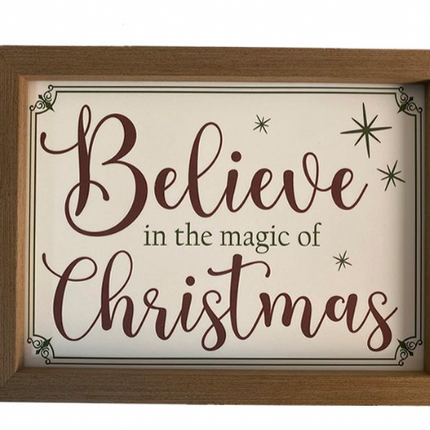 BELIEVE SIGN / K49155