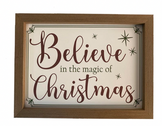 BELIEVE SIGN / K49155