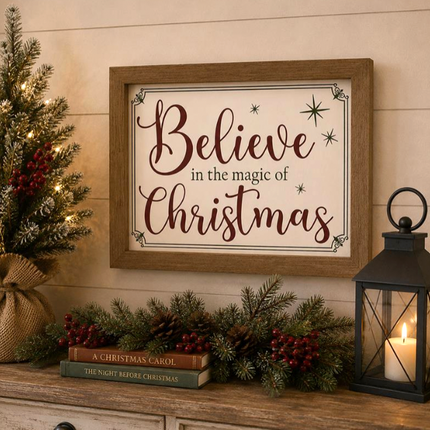 BELIEVE SIGN / K49155