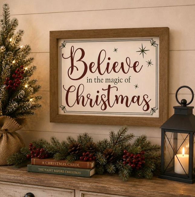 BELIEVE SIGN / K49155